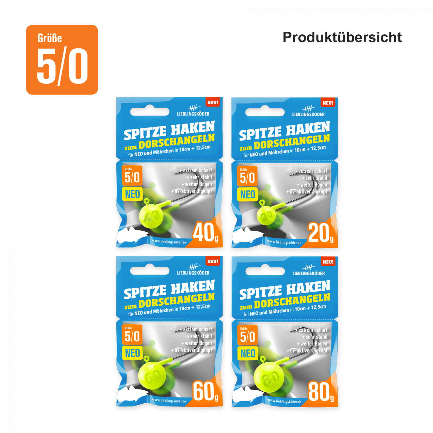Lieblingsköder Angelhaken Spitz (NEO 4/0)