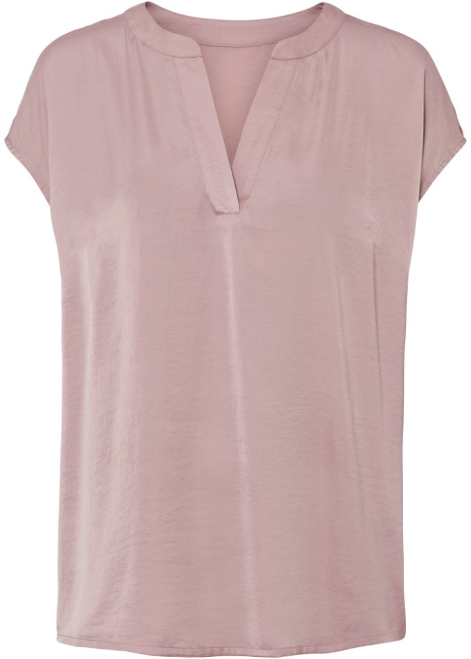 Satin-Bluse aus recyceltem Polyester