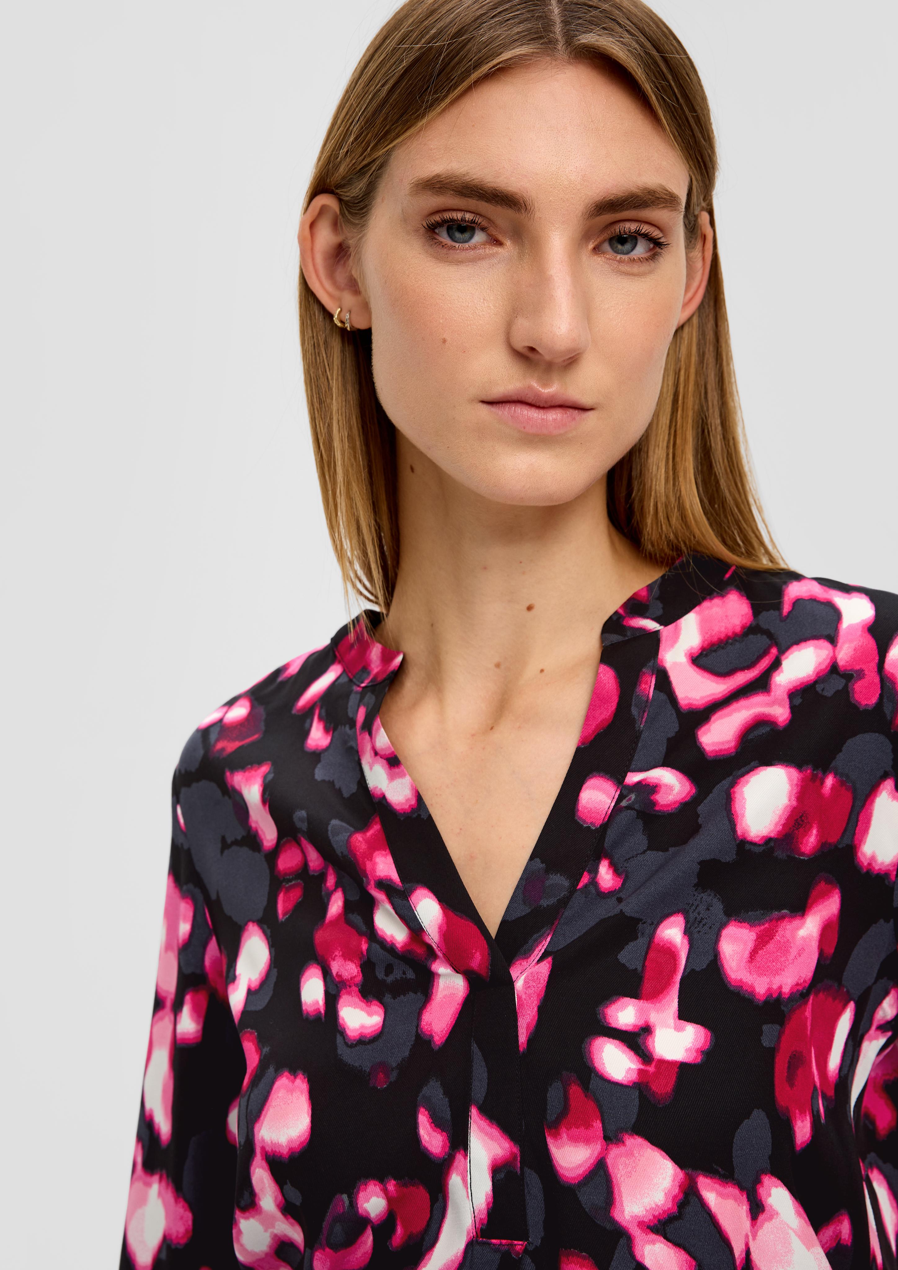 Longbluse aus reiner Viskose  2138969-99A3