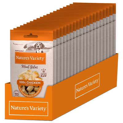Nature's Variety Gefriergetrocknete Fleischhappen für Hunde
