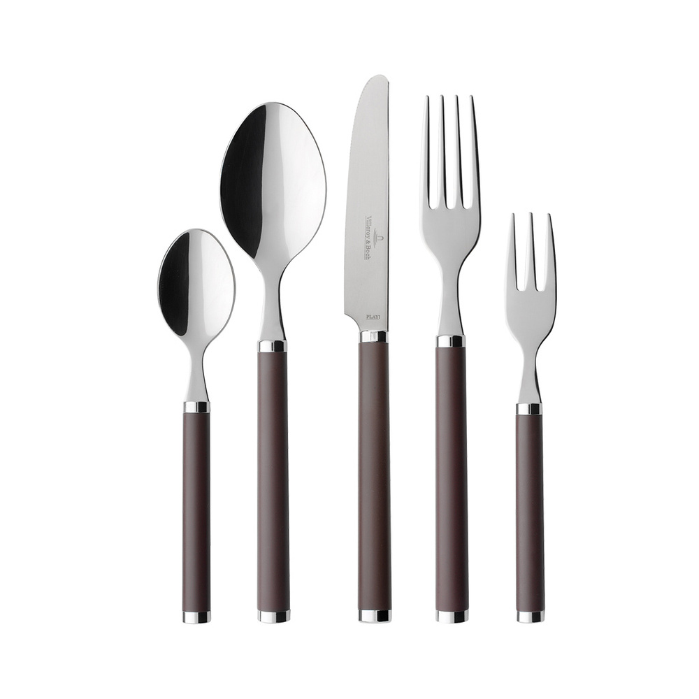 Villeroy & Boch Ménagère 30pcs. Play! chocolate brown ensemble de couverts