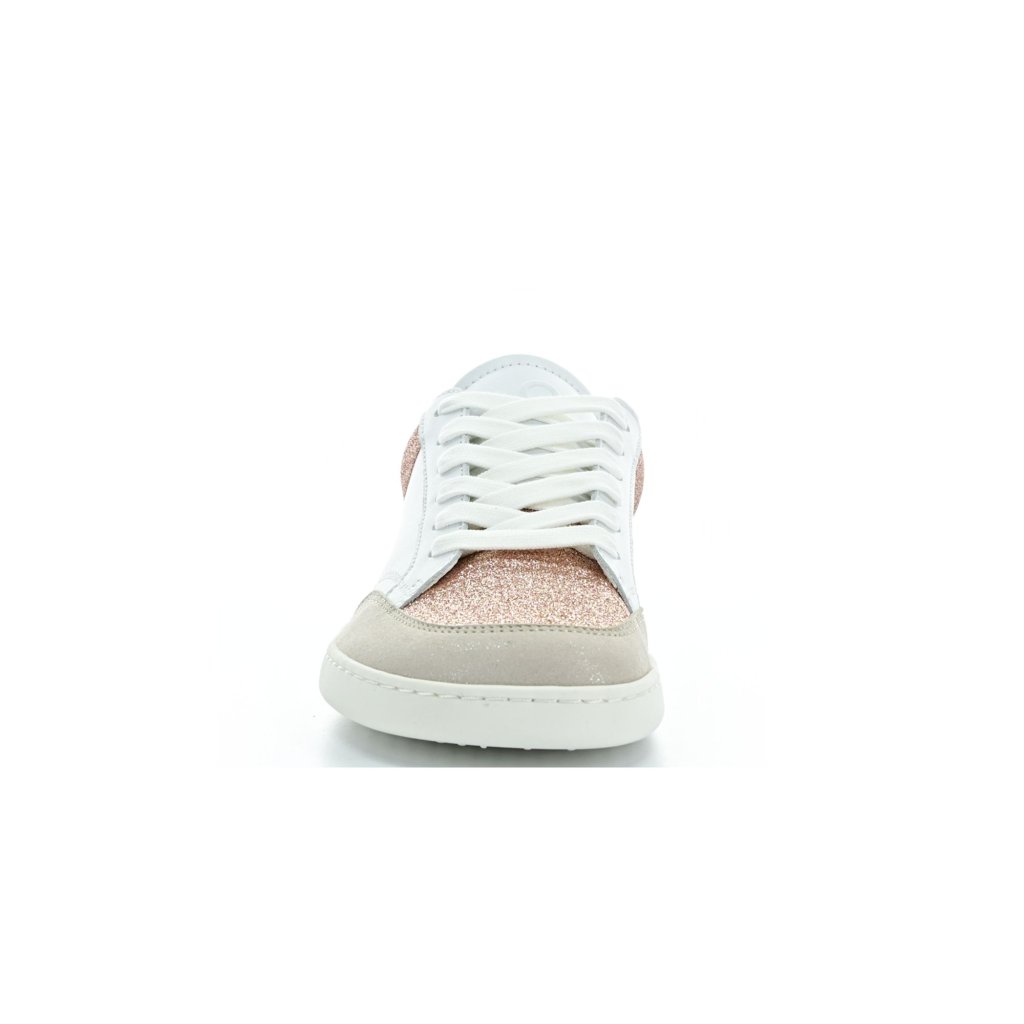 Shapen Charm Rose Gold Leather Barfuß-Halbschuhe