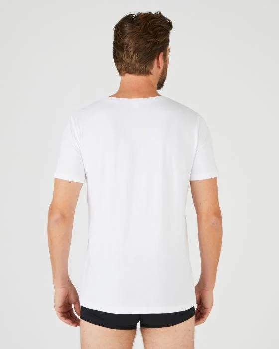 Tee-shirt manches courtes en pur coton pima