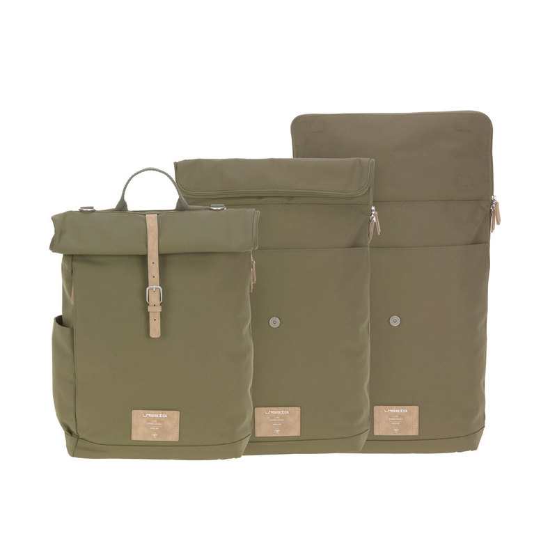 Sac à langer Rolltop vert kaki Lässig