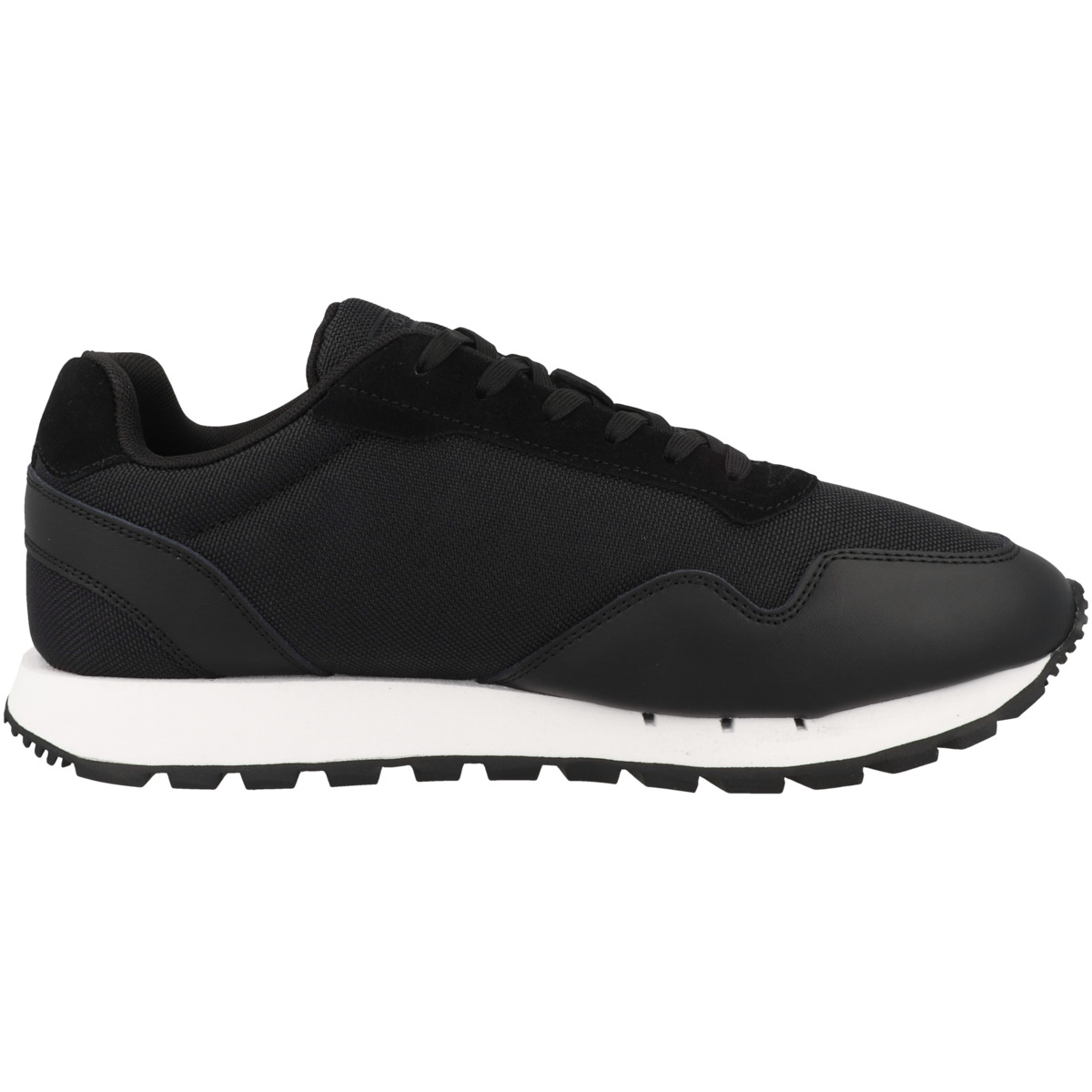 Tommy Hilfiger Tommy Jeans Retro Leather Runner Sneaker Low schwarz