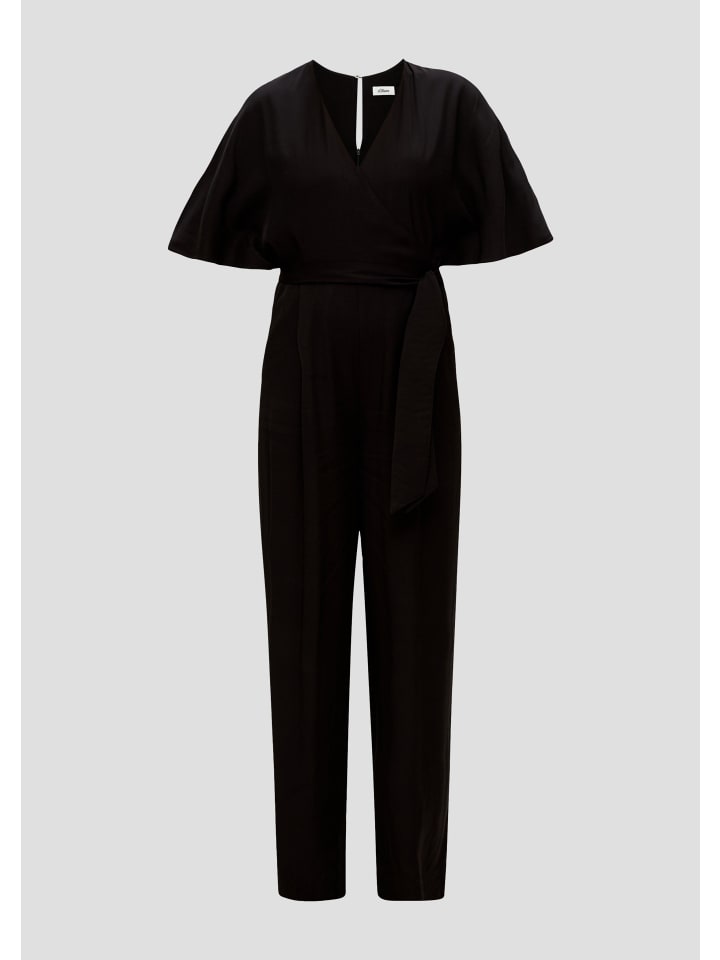 s.Oliver BLACK LABEL Overall lang in Schwarz günstig kaufen 32