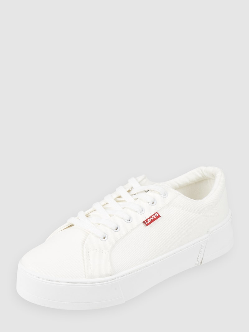 Plateau-Sneaker aus Canvas Modell 'Tijuana' in weiß