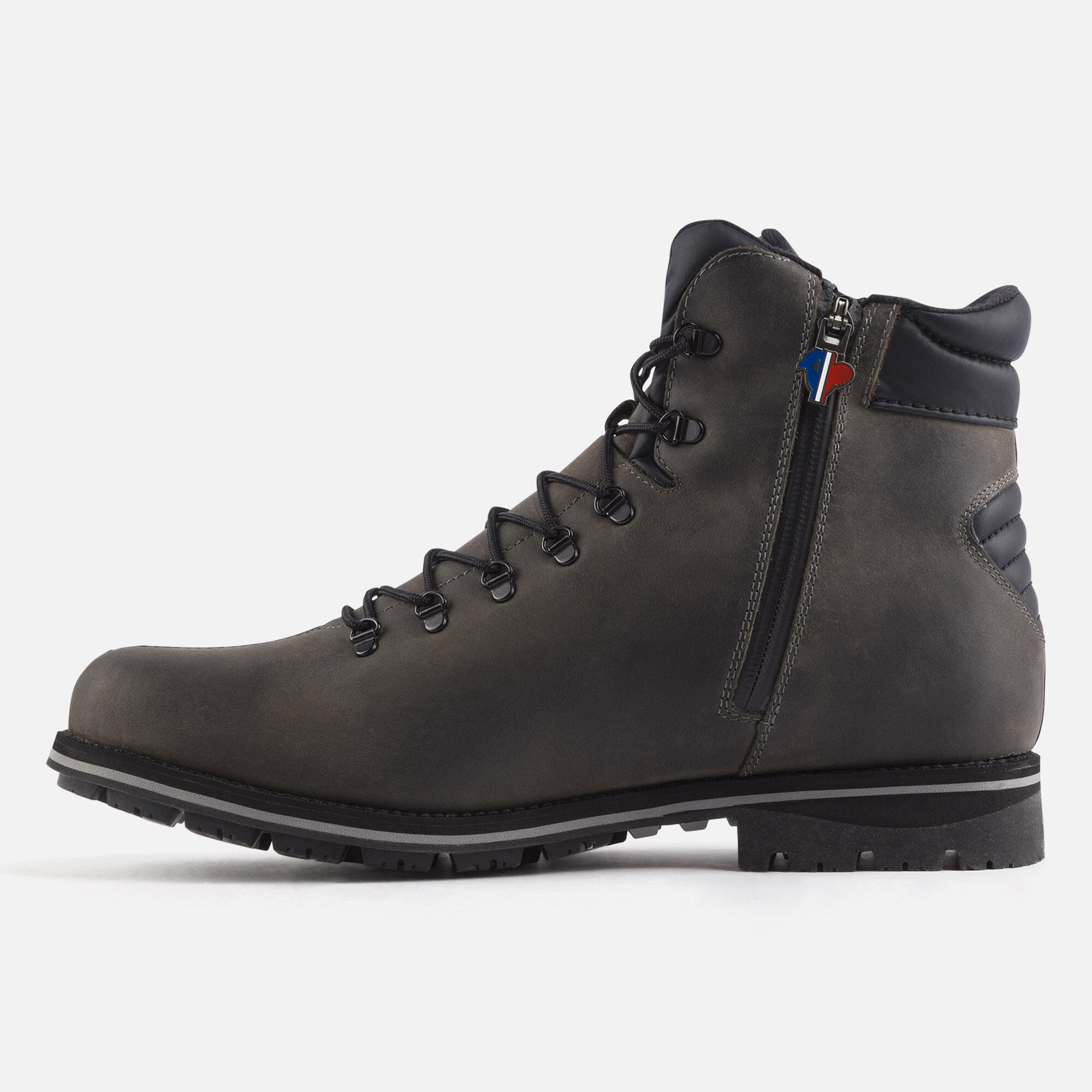 Bottines Chamonix gris ciré homme