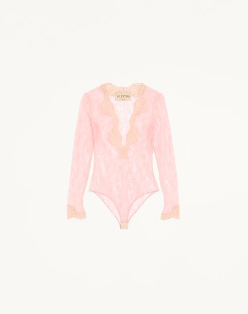Bodysuit med stretch i blonde