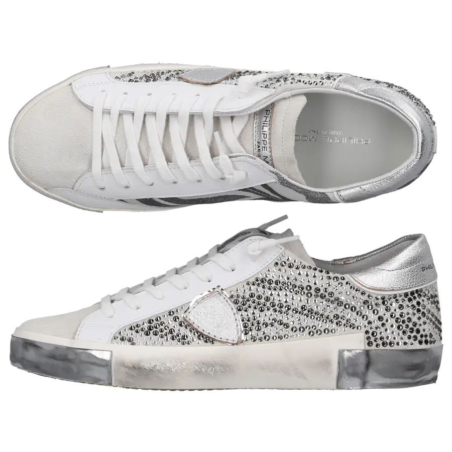 Philippe Model - Sneaker low PRSX Veloursleder - grau