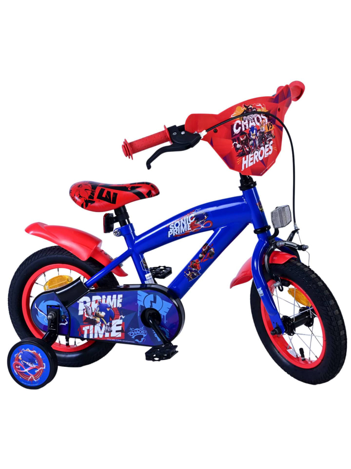 Volare Kinderfahrrad Sonic für Jungen 12 Zoll Kinderrad in Blau Rot Fahrrad  3 Jahre günstig kaufen onesize