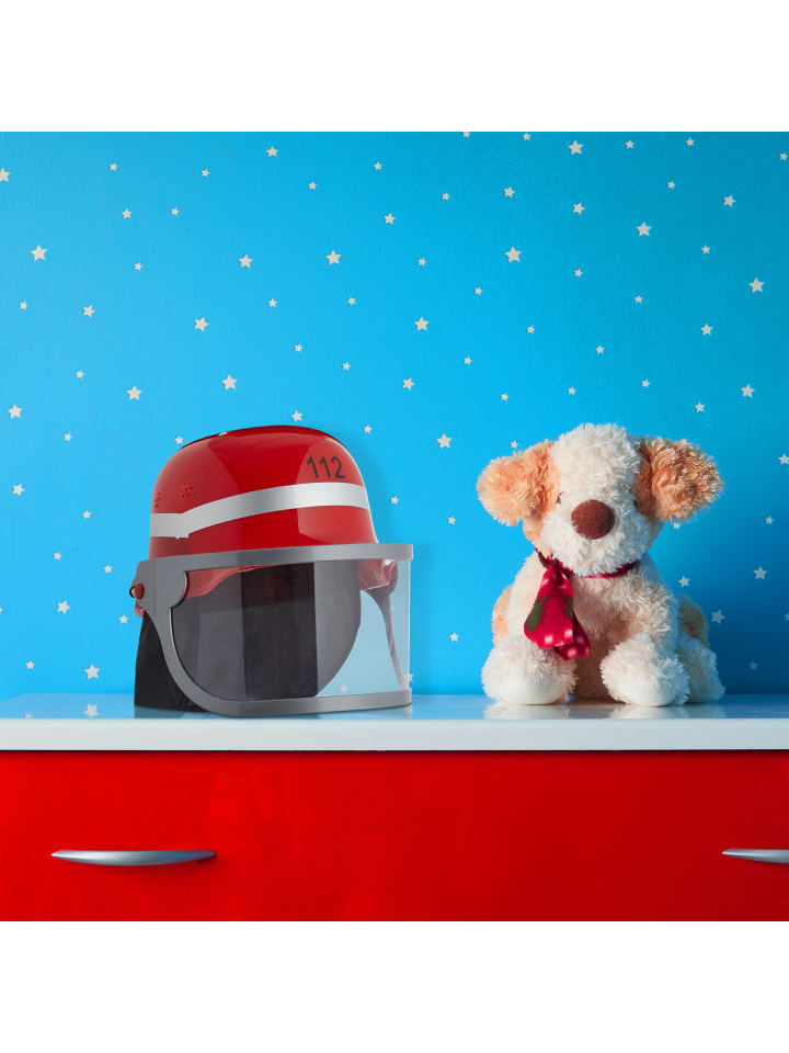 relaxdays 2 x Feuerwehrhelm in Rot günstig kaufen onesize