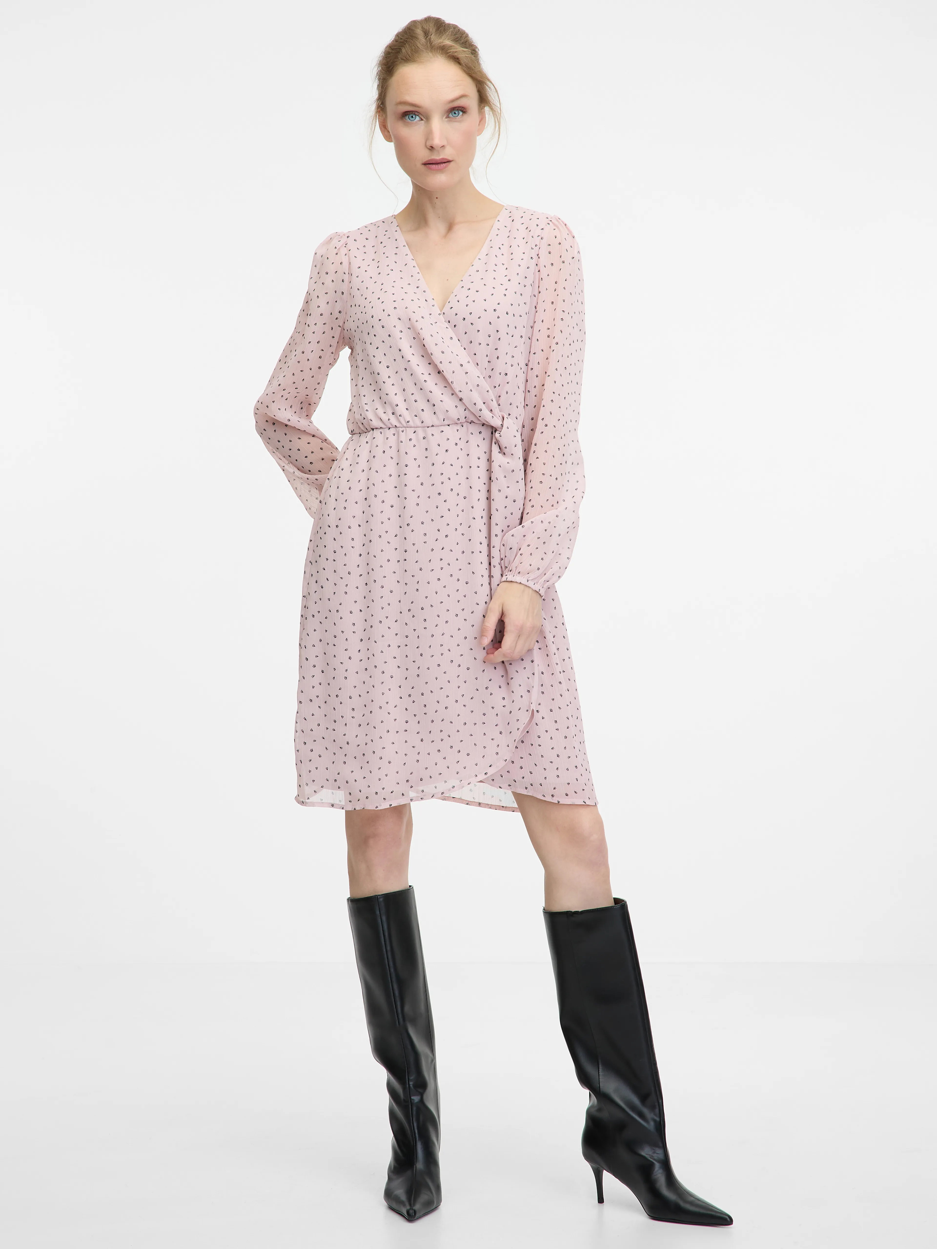 Hellrosa knielanges Damenkleid ORSAY