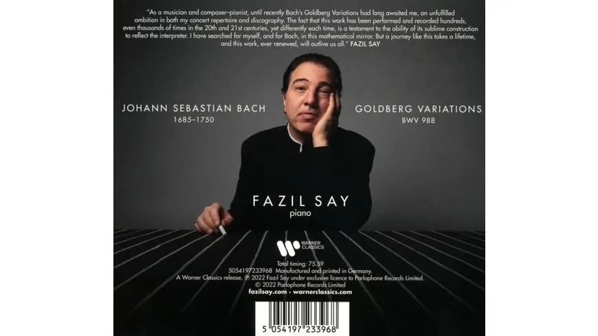 Goldberg Variationen BWV 988 Digipak