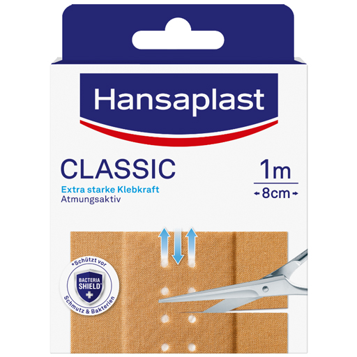 HANSAPLAST Classic Pflaster 8cm x1 m  1 St  Pflaster