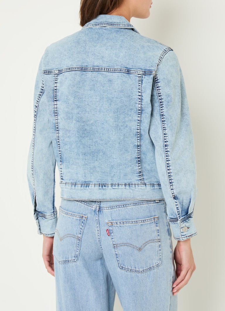 French Connection Trucker denim jacket with chest and side pockets