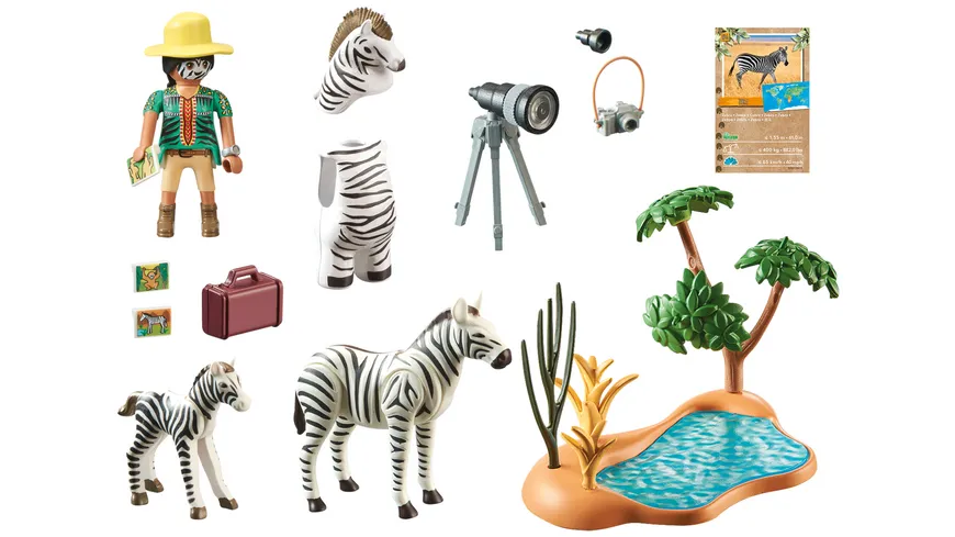 PLAYMOBIL 71295 WILTOPIA Unterwegs mit der Tierfotografin