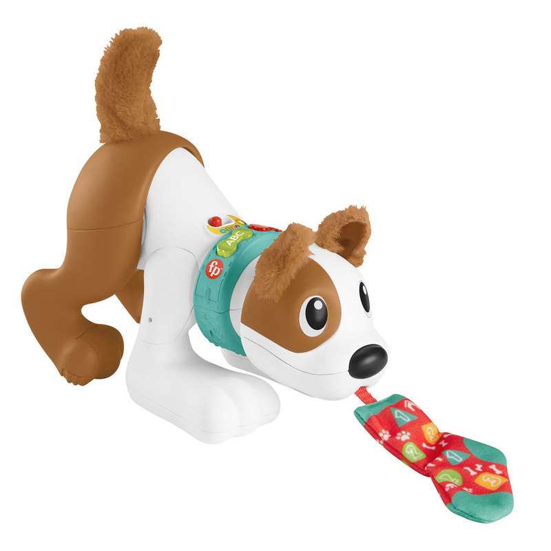 Peluche mon chiot rampe avec moi Fisher-Price