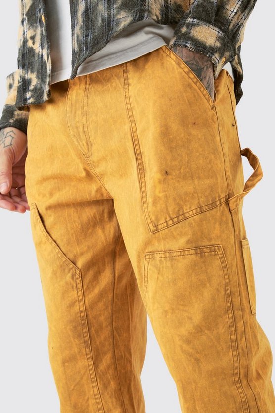 Tall Carpenter-Hose mit geradem Bein und Enyzem-Waschung