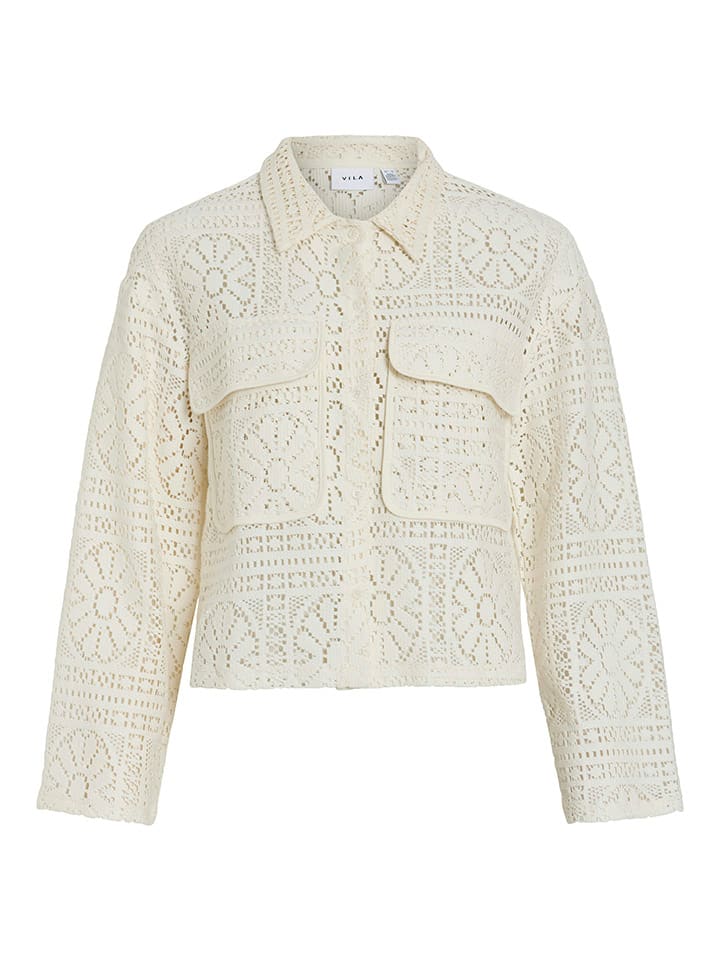 Vila Übergangsjacke in Creme günstig kaufen