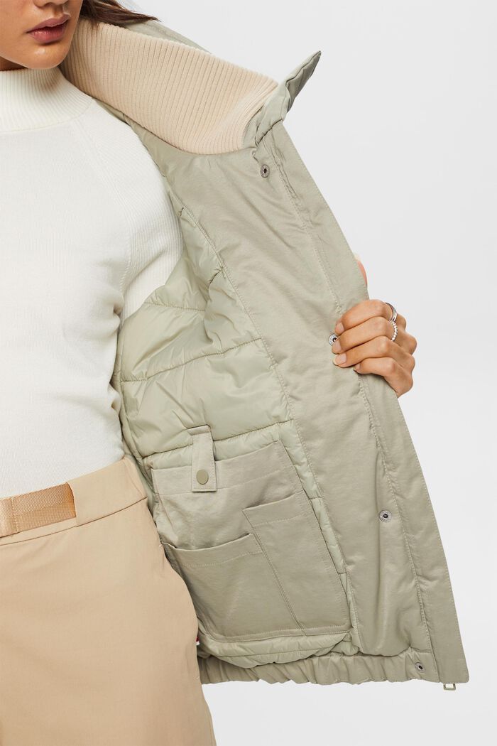 Recycled: Wattierter Parka