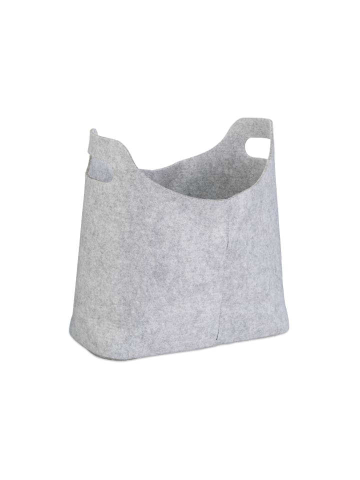 relaxdays 2x Filztaschen in Grau - (B)40 x (H)39,5 x (T)23 cm günstig kaufen onesize