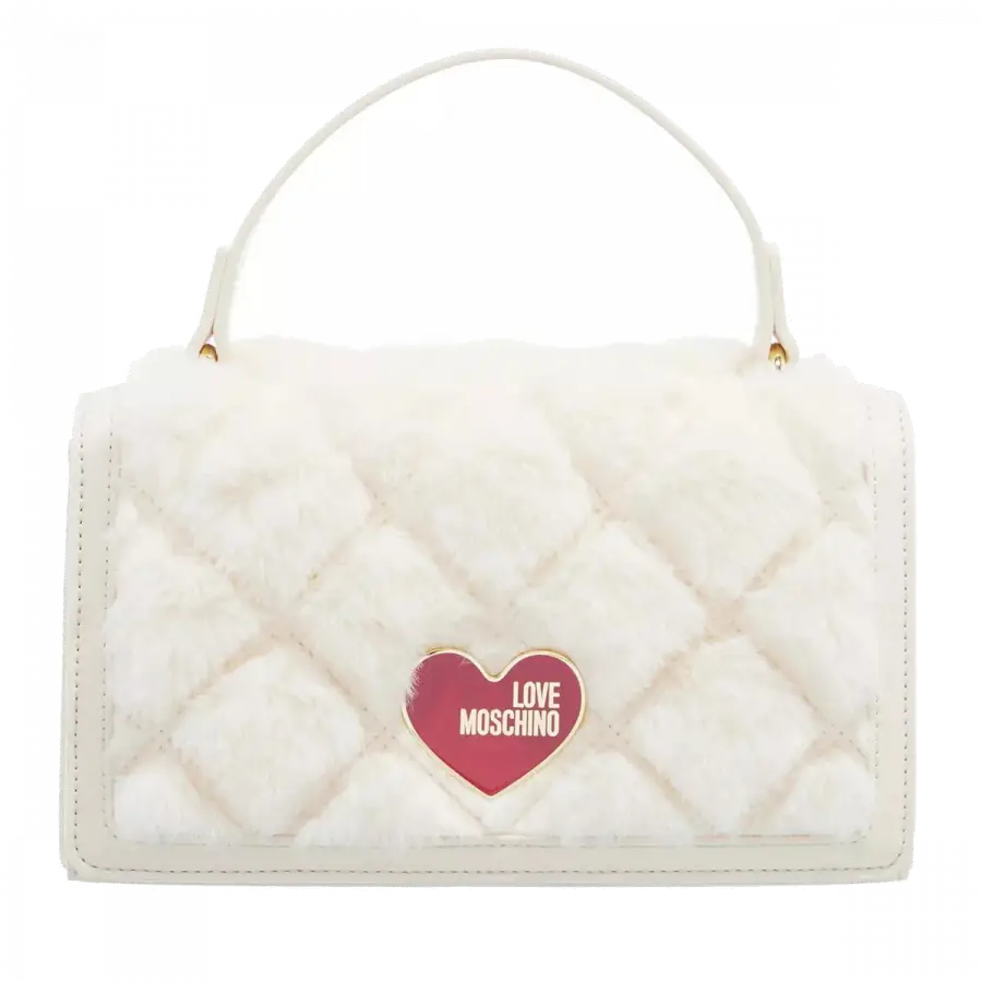 Love Moschino - Love Moschino Handle Bags Kunstleder White - weiß