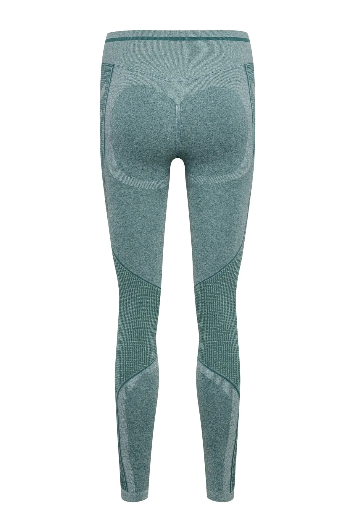 hummel  Sport-Leggings - Grün - Mittlerer Bund