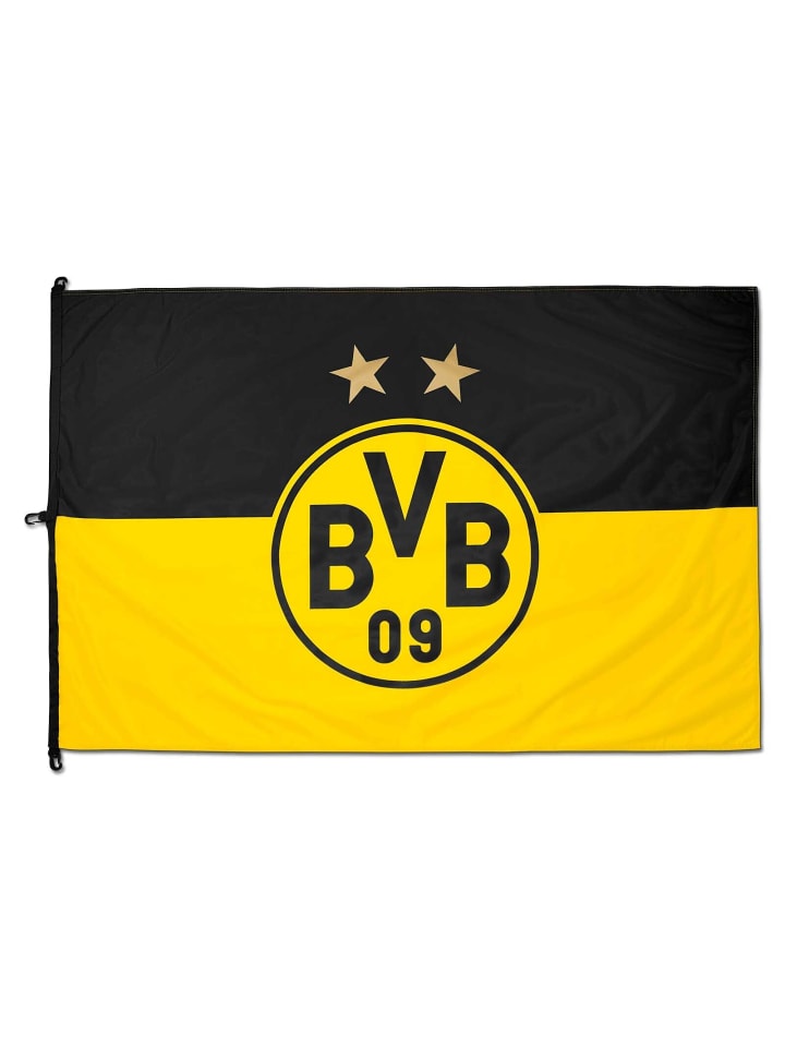 BVB BVB-Hissfahne (150 x 100 cm) in schwarzgelb günstig kaufen 100 x 150 cm