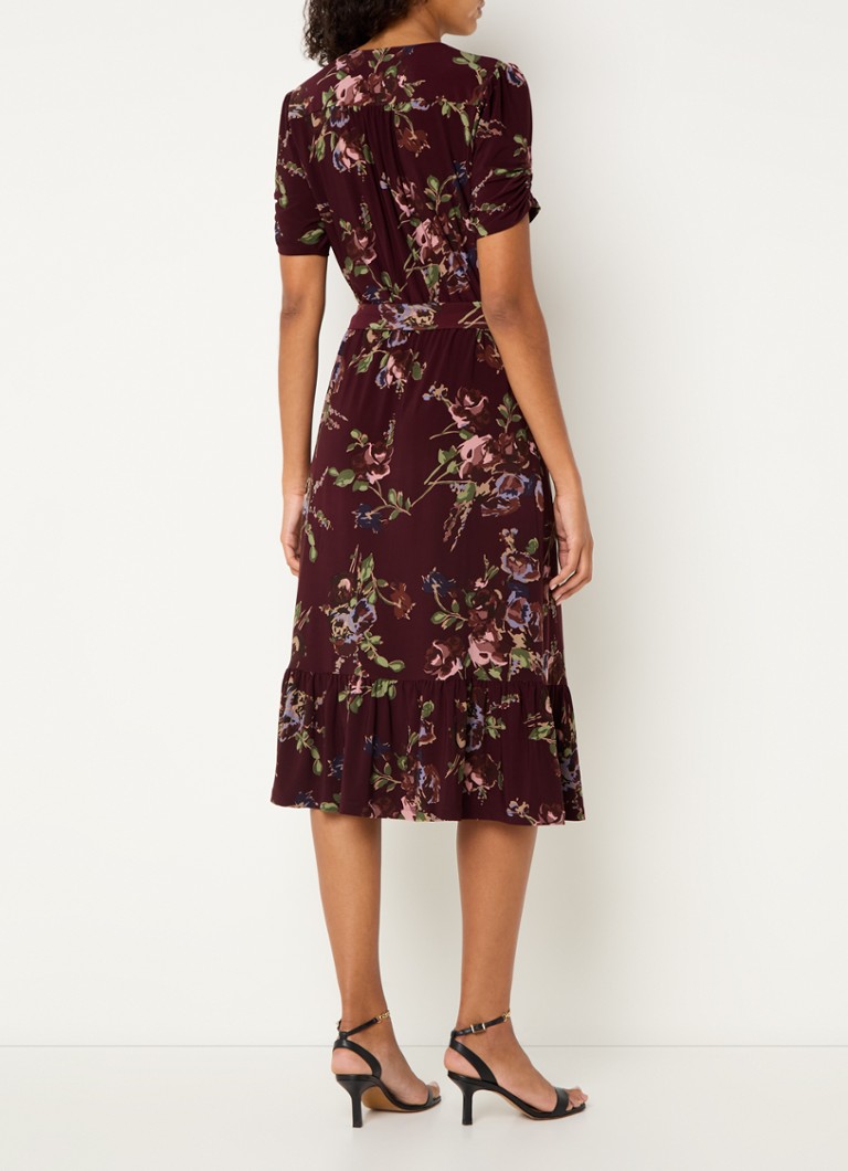 Ralph Lauren midi haljina na preklop s cvjetnim printom