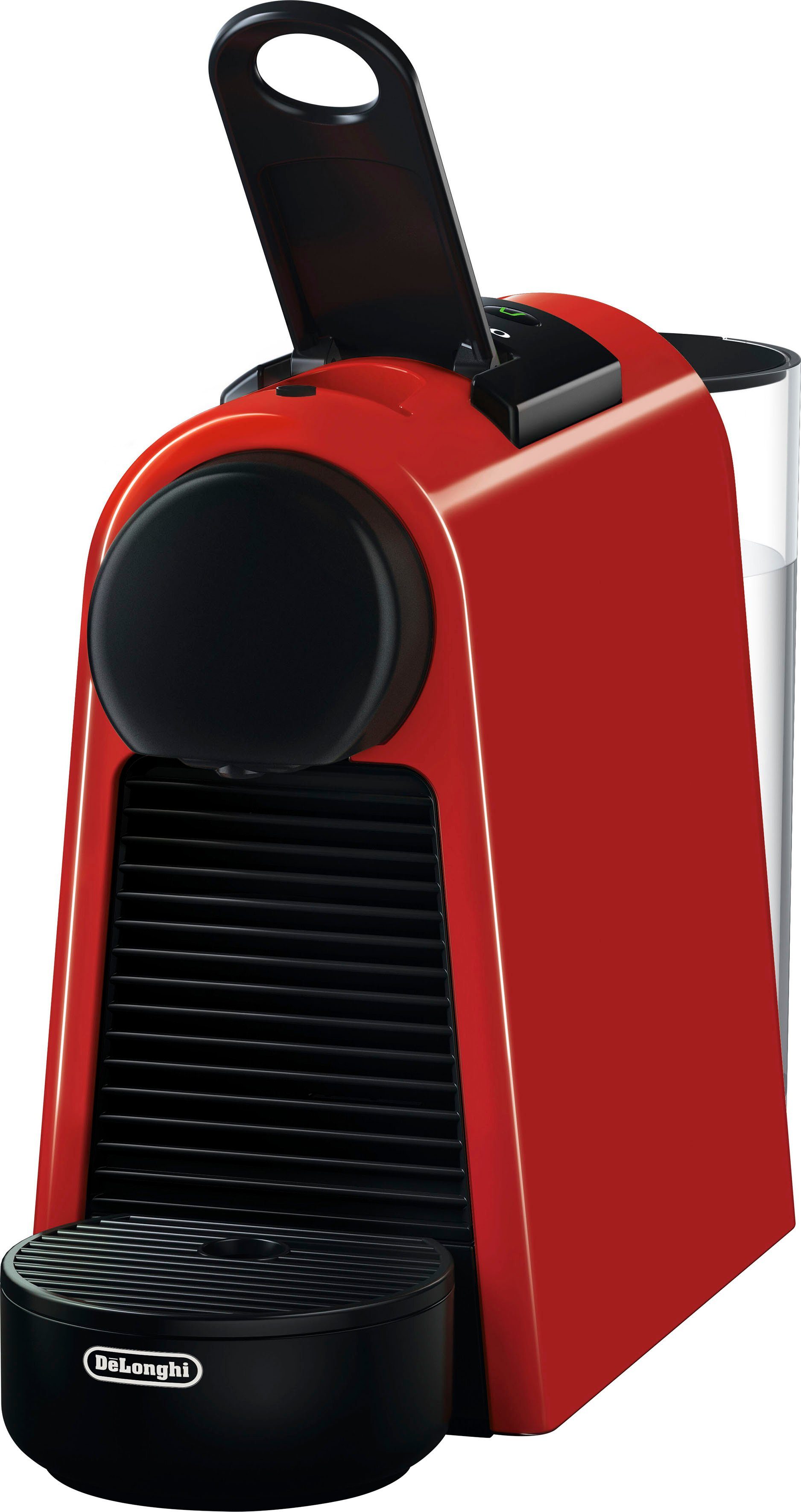 Nespresso Kapselmaschine Essenza Mini EN85.R von DeLonghi, Red, inkl. Willkommenspaket mit 7 Kapseln
