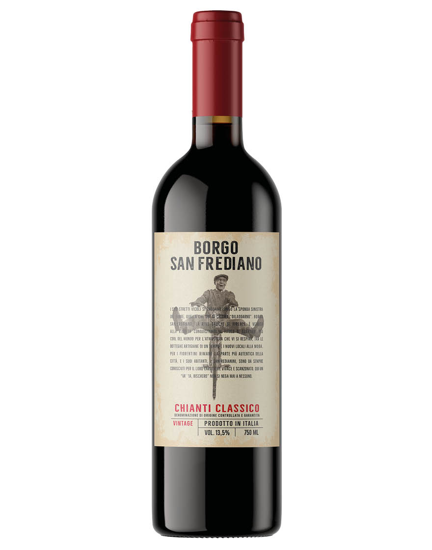 Chianti Classico DOCG Vintage 2021 Borgo San Frediano 0,75 ℓ