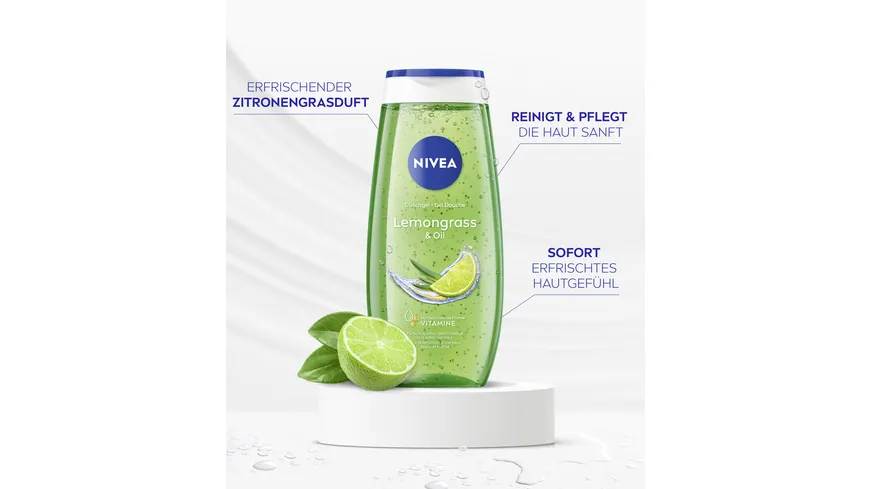 NIVEA Pflegedusche Lemongrass & Oil 250 ml