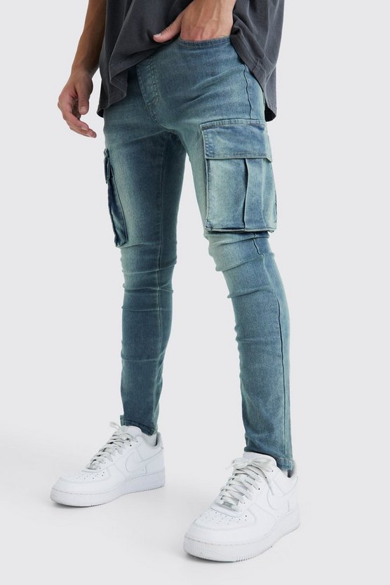 Super Skinny Cargo-Jeans