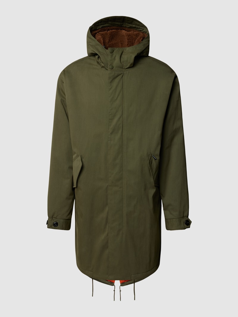 Parka mit Kapuze Modell 'EVERETT' in khaki