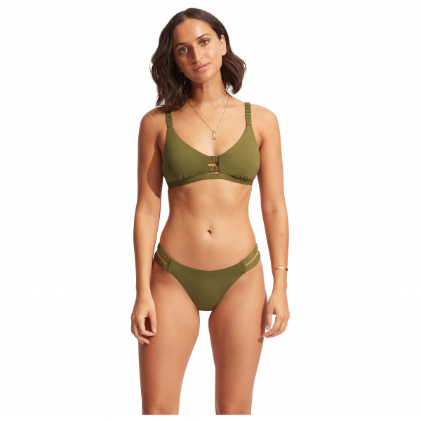 Seafolly - Women's Collective Gathered Tab Bralette - Bikini-Top