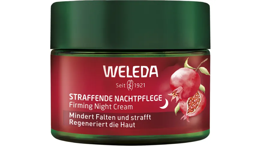 Weleda GRANATAPFEL Straffende Nachtpflege Granatapfel & Maca-Peptide 40 ml