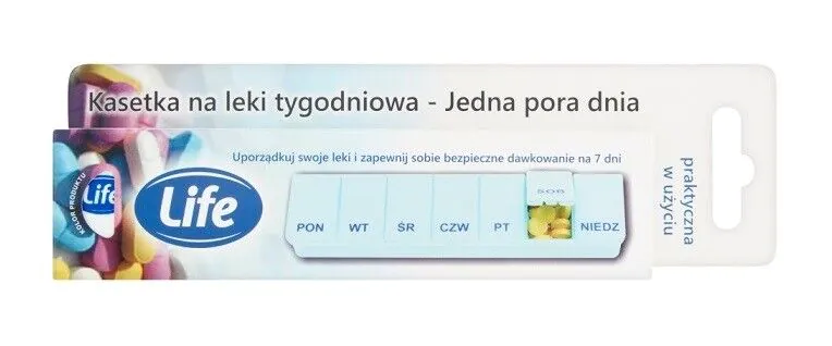 Gyvenimas, savaitės vaistų dėžutė, 1 paros laikas