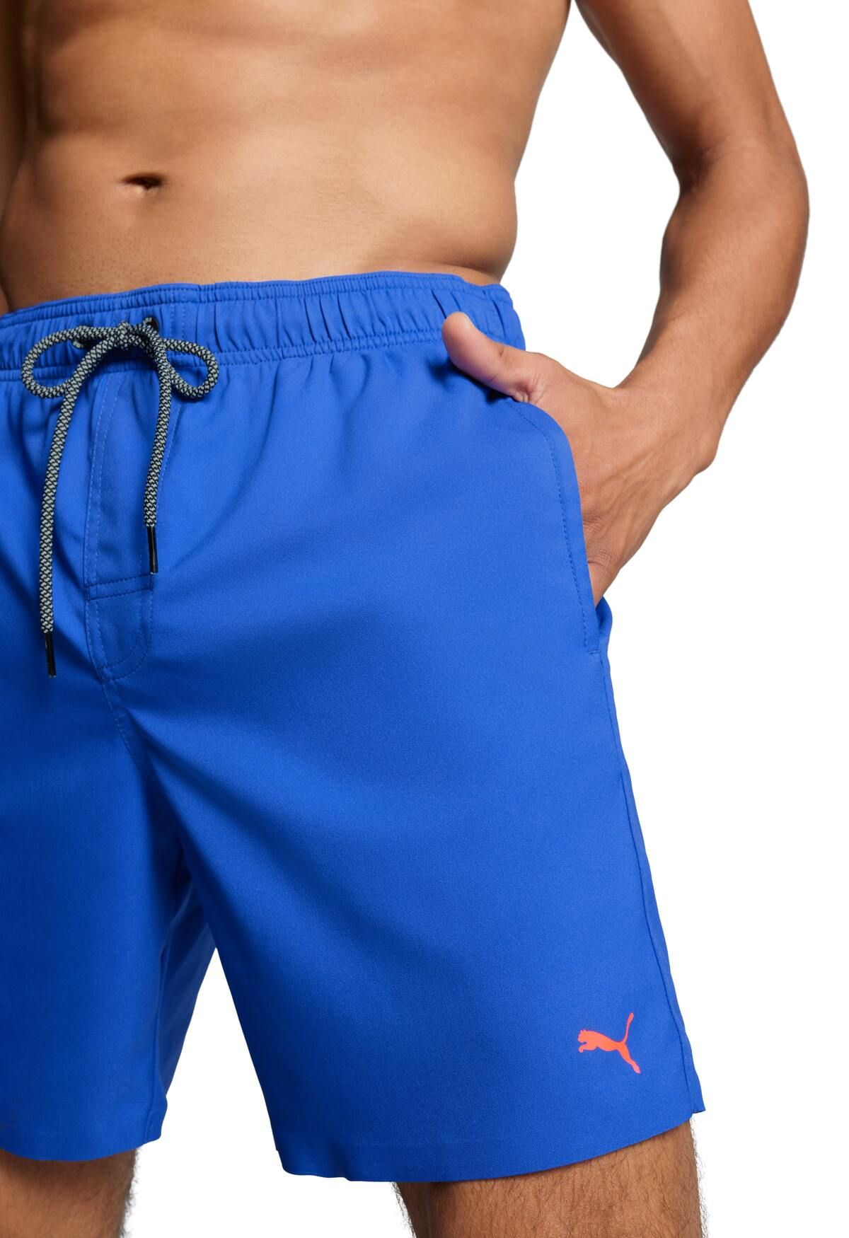 PUMA Benjamin Blue Mittellange Herren-Schwimmhose