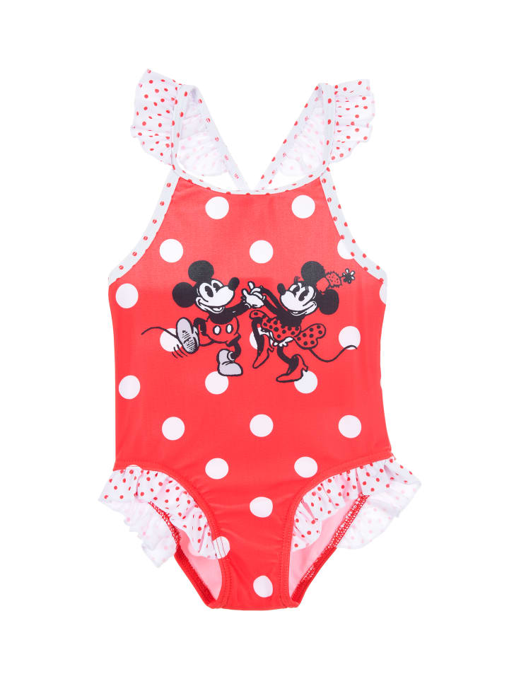 Disney Minnie Mouse Badeanzug in Rot günstig kaufen