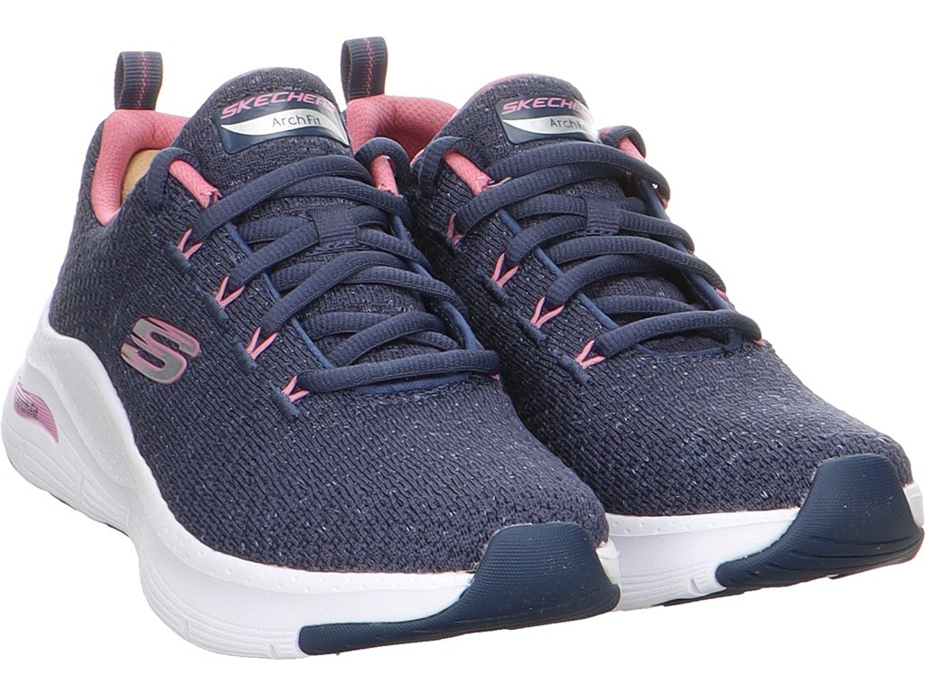 SKECHERS Freizeit Schnürer blau ARCH FIT