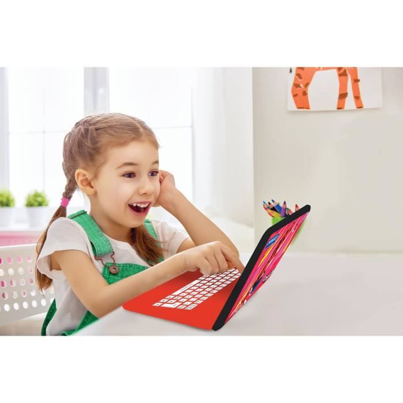 Ordinateur éducatif Miraculous – 124 activités (Français/Anglais) rouge