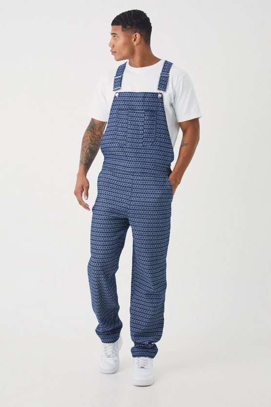 Lockere Denim-Latzhose