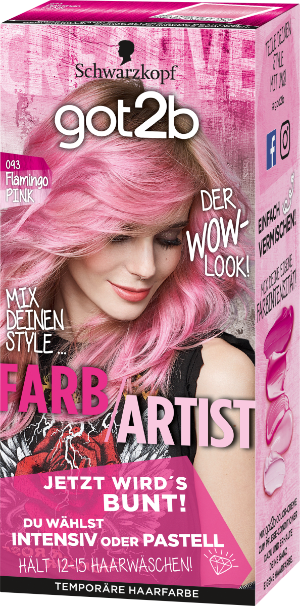 Tönung Farb/Artist Flamingo Pink 093 , 1 St