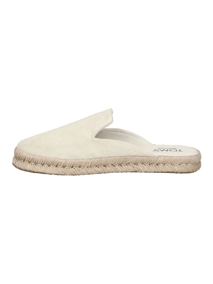 TOMS Pantoletten in Natural günstig kaufen