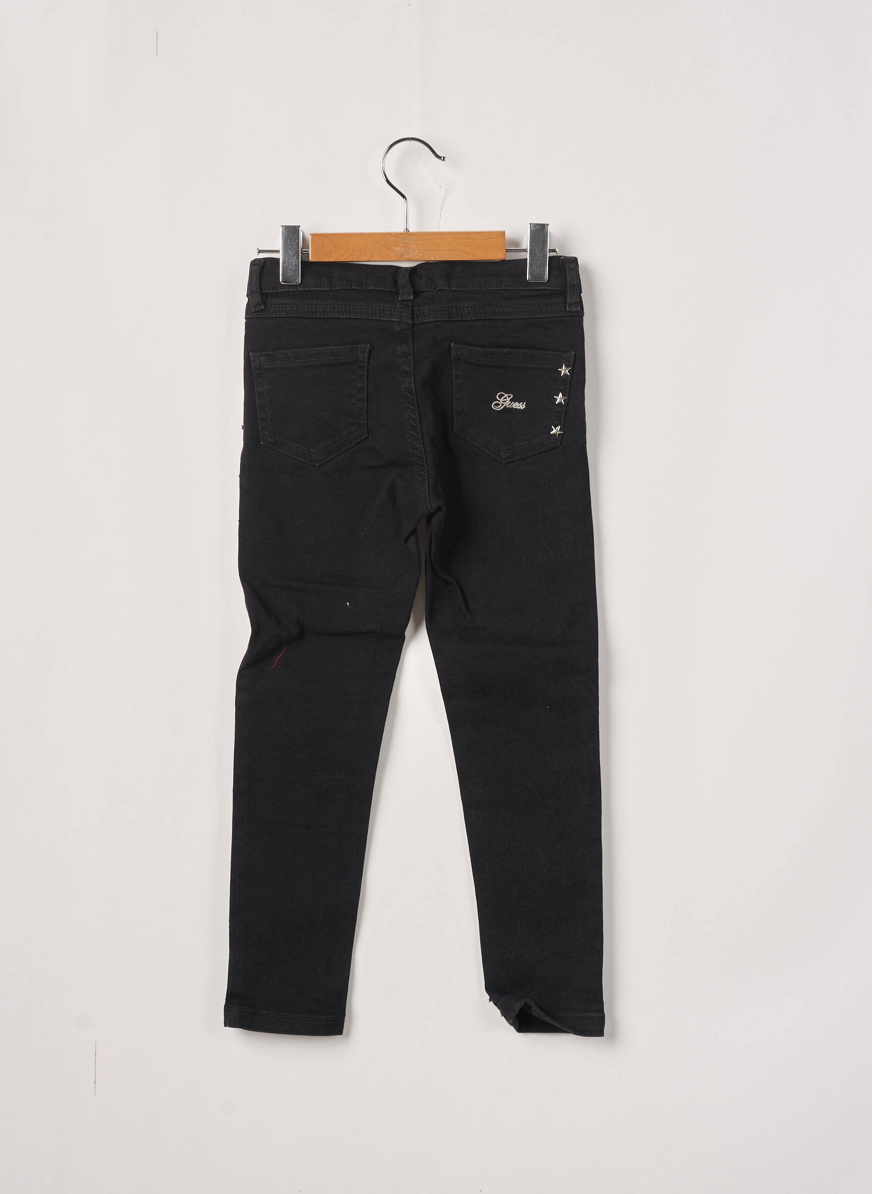 Guess Jeans Coupe Slim Fille couleur noir