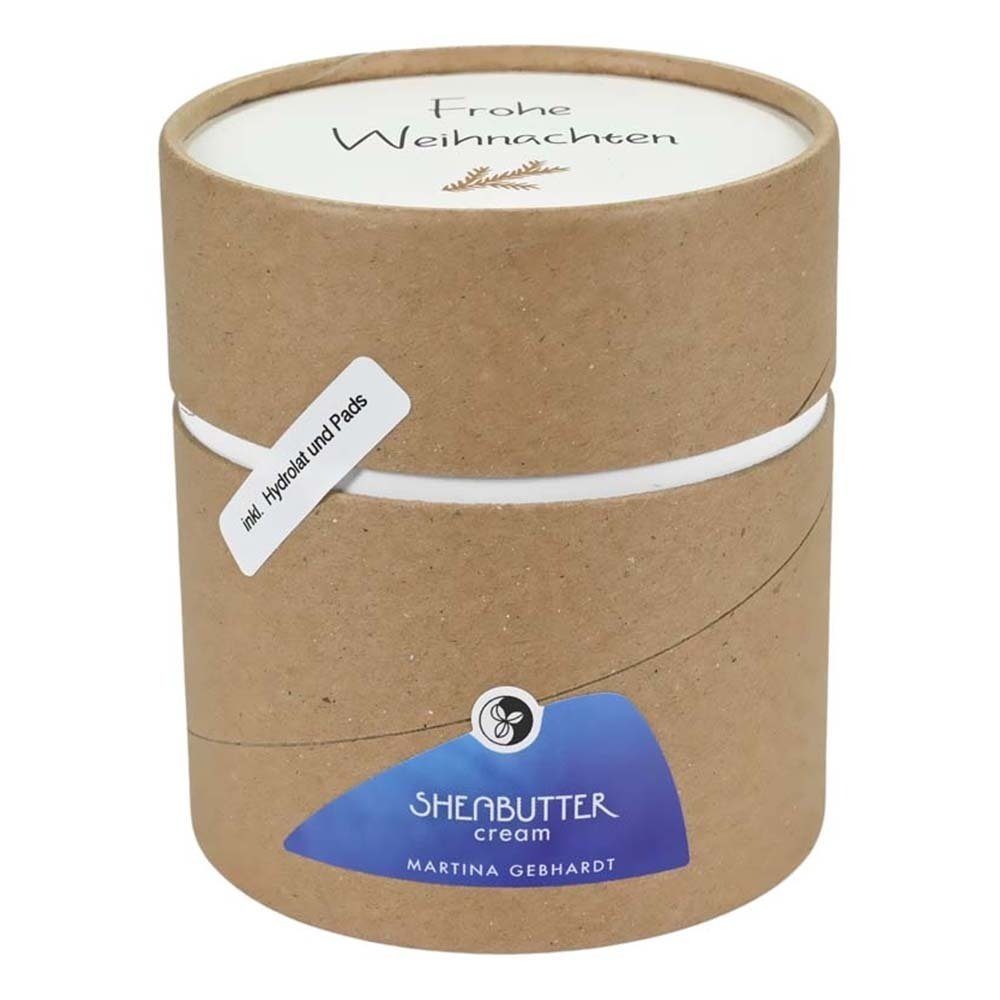 Martina Gebhardt Pflege-Geschenkset Sheabutter Cream - Geschenkset inkl. Hydrolat+Pads