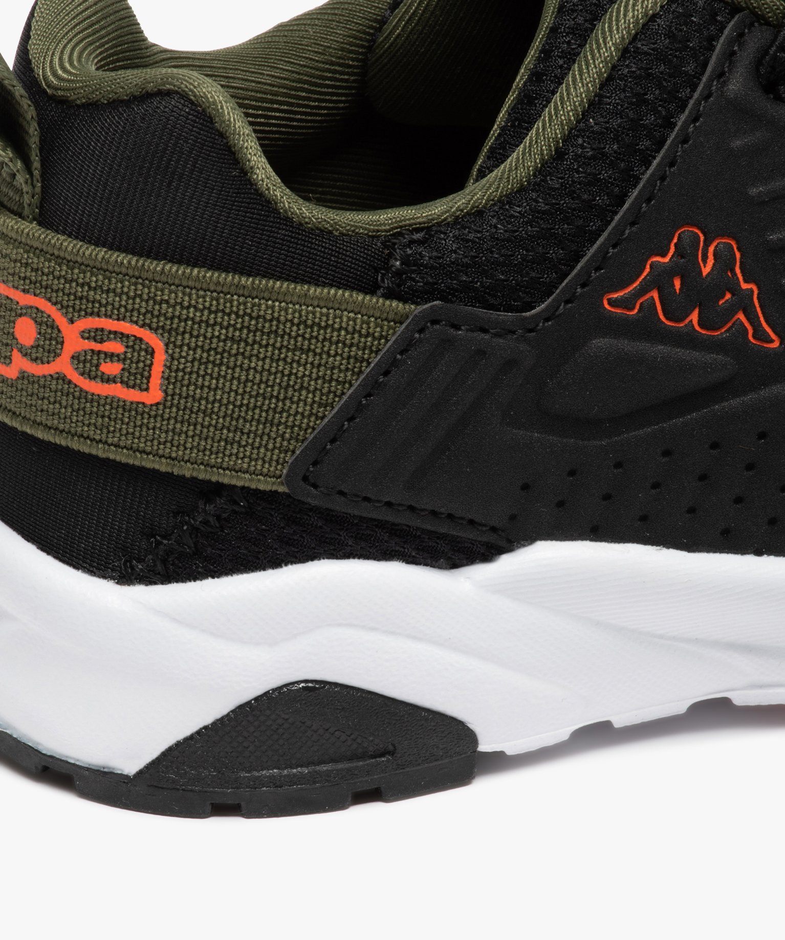 Baskets Garçon running à lacets élastiques – Kappa San ... noir | GEMO