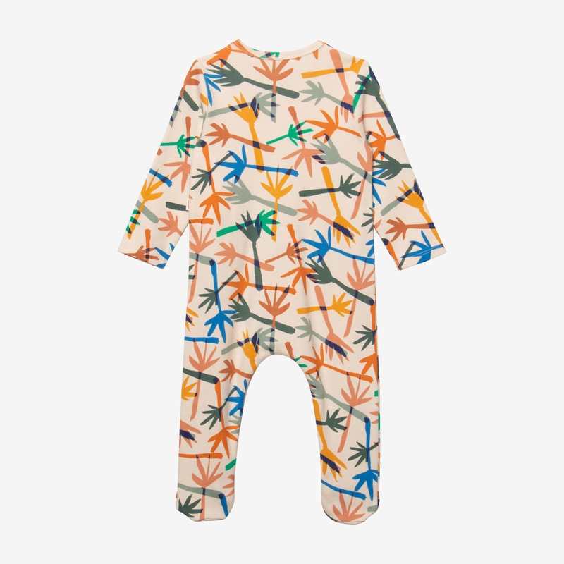 Pyjama bébé garçon camo palmes jaune Catimini