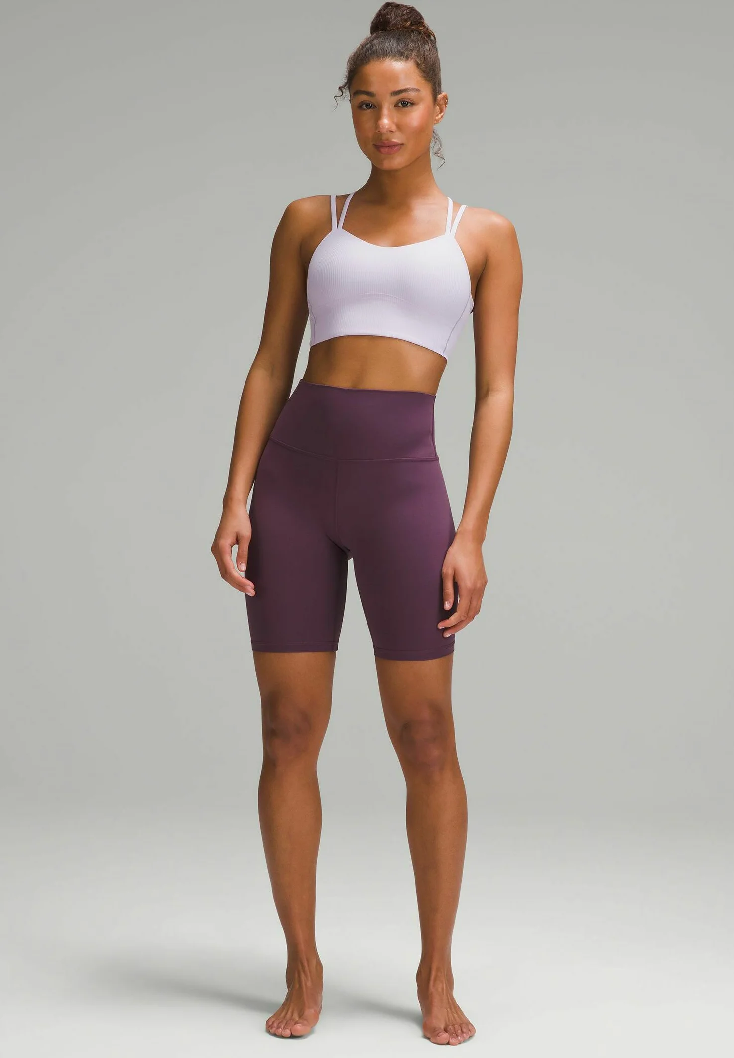 Lululemon LIKE A CLOUD LONGLINE RIBBED B/CUP - Sujetador deportivo de sujeción ligera